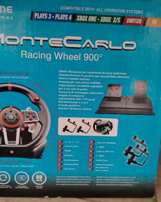 Volante Montecarlo con pedaliera