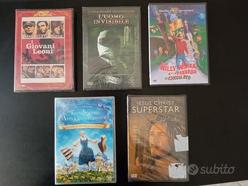 Lotto film DVD di generi vari nuovi, sigillati.