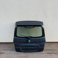 Portellone posteriore con spoiler blu per Fiat 500