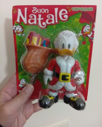 action figure paperino babbo natale disney