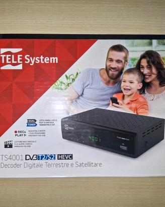 Decoder Digitale terrestre TELE System TS4001 DVBT