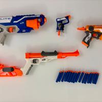 Set 4 Nerf con colpi