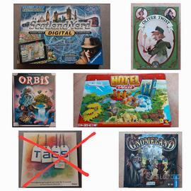 Lotto 5 giochi da tavolo 