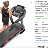 Tapis roulant Sportstech F37