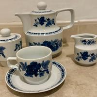 Servizio te da 12 porcellana vintage inglasur