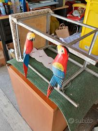 appendichiavi tre prese, con due pappagalli 20 €