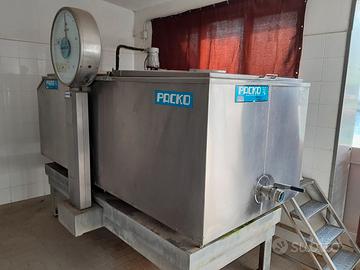 Tank vasca latte refrigerata