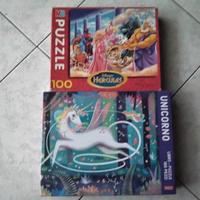 Puzzle Unicorno e Hercules 100 pz.
