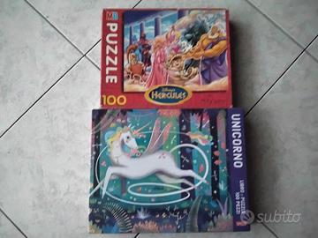 Puzzle Unicorno e Hercules 100 pz.