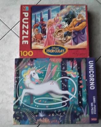 Puzzle Unicorno e Hercules 100 pz.