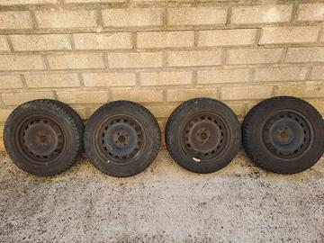 4 cerchi in ferro 4 fori da 14 Pollici Fiat/Lancia