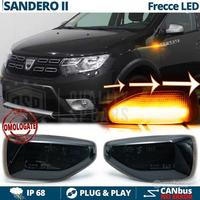 Frecce LED Dinamiche DACIA SANDERO 2 NERE CANbus