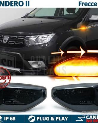 Frecce LED Dinamiche DACIA SANDERO 2 NERE CANbus