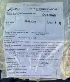 Zattera oceanica 8 persone