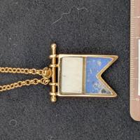 Ciondolo Bijoux Cascio bandiera nautica vintage