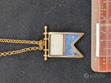 Ciondolo Bijoux Cascio bandiera nautica vintage