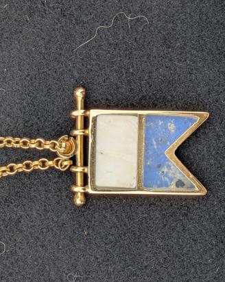 Ciondolo Bijoux Cascio bandiera nautica vintage