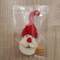 Babbo Natale decorazione fatto a mano ad uncinetto