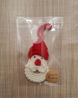 Babbo Natale decorazione fatto a mano ad uncinetto
