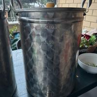 Kit birra pentole 50l serpentina,2 fuochi,bazooka