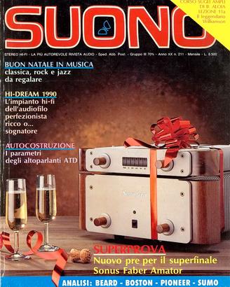 rivista SUONO numero 211 dicembre 1990