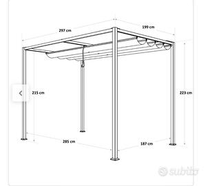 Pergola ombreggiante 