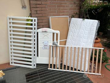 Lettino per Bambini in Legno con Materasso