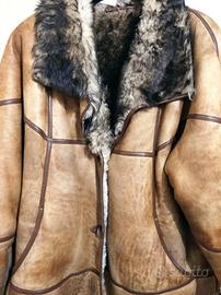Montone in vera pelle e pelliccia di muflone 