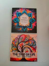 2 Libri per colorare per adulti - Coloring book