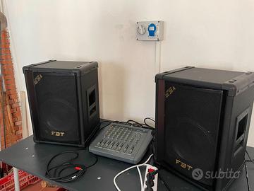 Casse Fbt GL20a + Mixer  - Karaoke