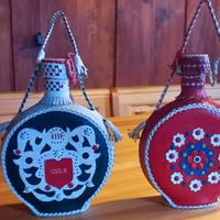 borracce epoca in pelle Istriane