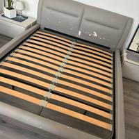 Letto matrimoniale doghe legno