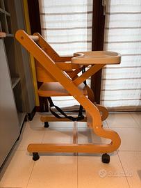 Seggiolone Kinderkraft in legno