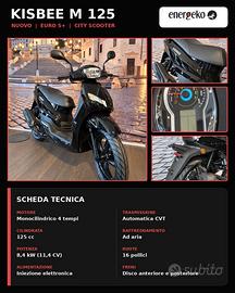 Peugeot Kisbee M 125 Active Jet Black NUOVO - Euro