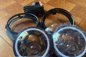 Fari led kit completo staffe e cablaggio