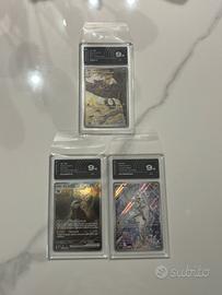 Lotto carte Pokémon gradate 9.5