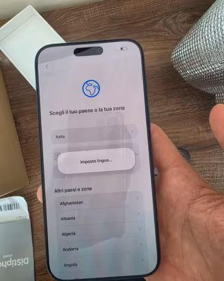 IPhone 17 Pro Max 256gb blu con scontrino
