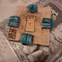 Mattonella Artistica in Ceramica Firmata "RAD" 