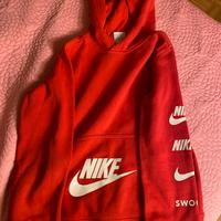 Felpa nike rossa bambino taglia 137/147