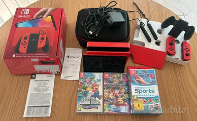 Nintendo Switch Mario Red Edition