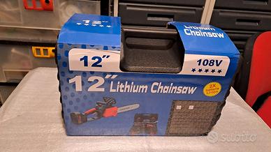 Sega a Catena 12 " a Batteria 18/21 V Makita Nuova