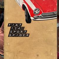 Libretto uso e manutenzione fiat 124 sport spider