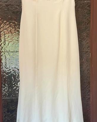 Abito da sposa in cady di seta