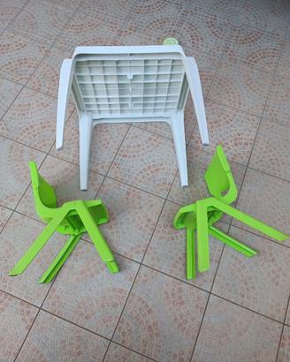 Tavolo bambini con sedie