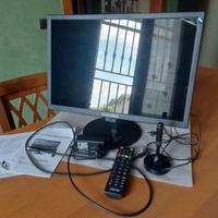 TV 19 pollici e antenna
