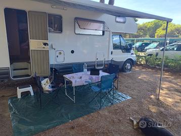 Camper mansardato Rimor su Ford transit 125 tc