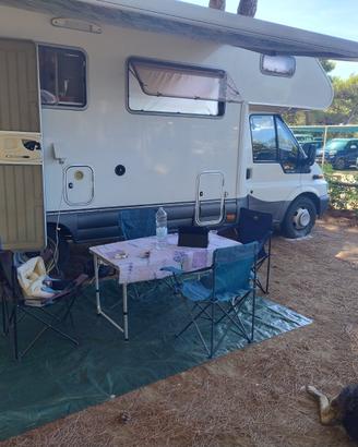 Camper mansardato Rimor su Ford transit 125 tc