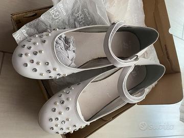 Scarpe comunione  bianche ragazza