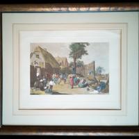 Stampa Paesaggio Rurale con Cornice