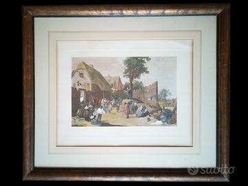 Stampa Paesaggio Rurale con Cornice